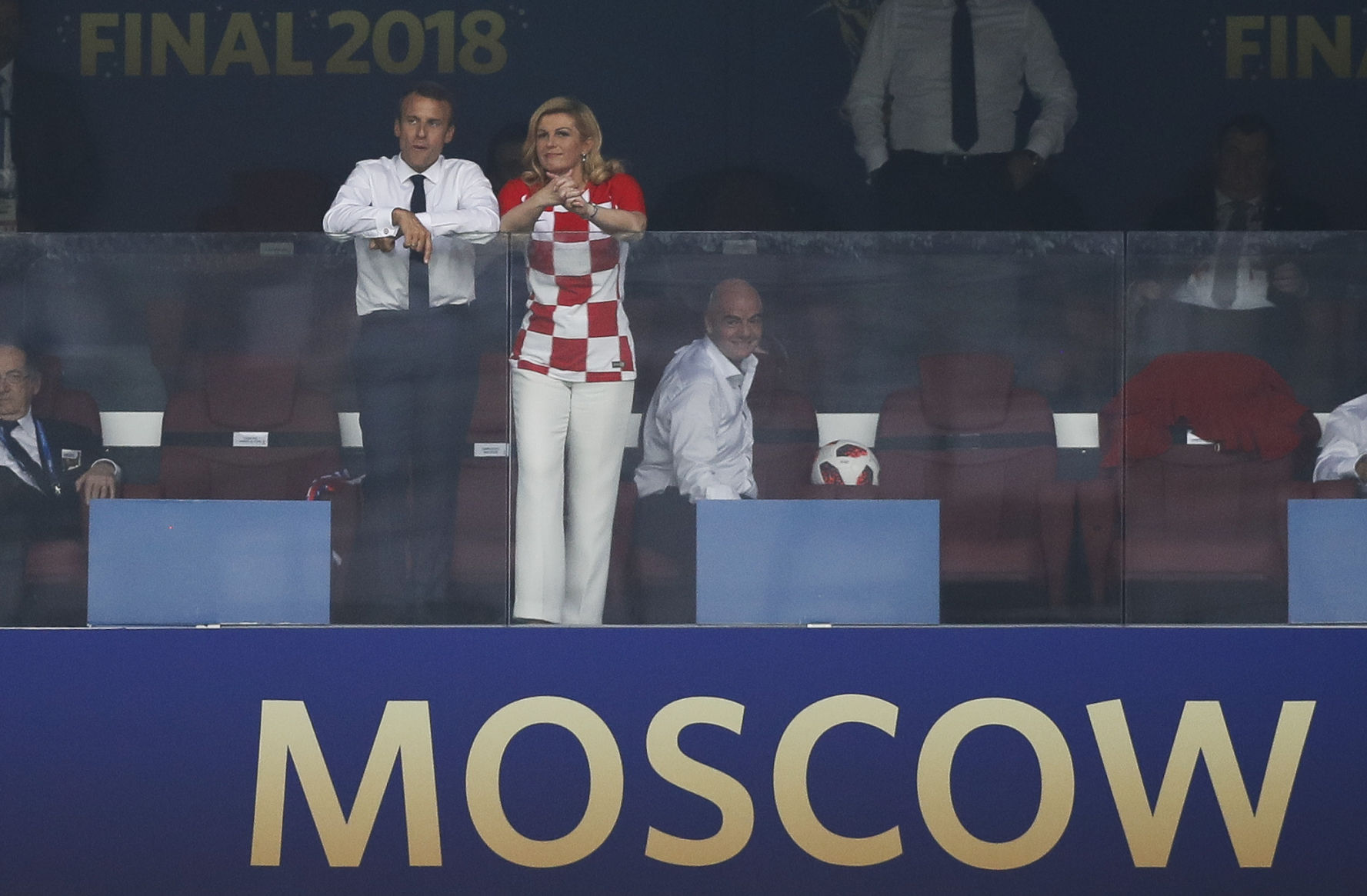 France and Croatia presidents